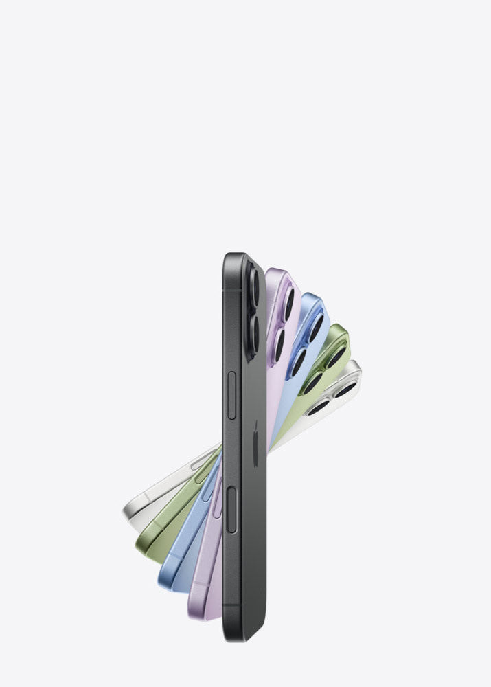 Multiple smartphones stacked on top of each other with a white background